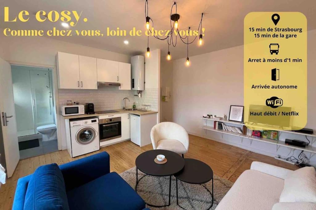 Le Cosy T2 15 Min De Strasbourg Apartment Bischheim Bagian luar foto